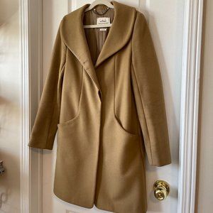 Aritzia Wildred Camel Coat